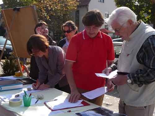 Baggersee Hirschau Protest unterzeichnen