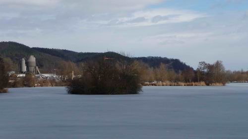Insel im Baggersee Hirschau